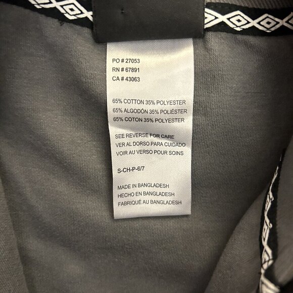 Umbro Kids Tech Soccer Full Zip Jacket Size S (6/7) Gray Zipped Pockets NWT - Picture 11 of 13